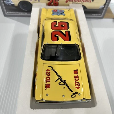 #26 Junior Johnson Holly Farms AUTOGRAPHED 1965 Ford Galaxie University racing - Image 1 of 4