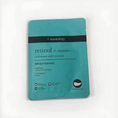 +maskology Retinol and Vitamin-C Brightening Under Eye Mask