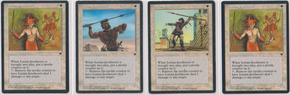 Magic: The Gathering Icatian Javelineers Fallen Empires  x4 - Image 1 of 1
