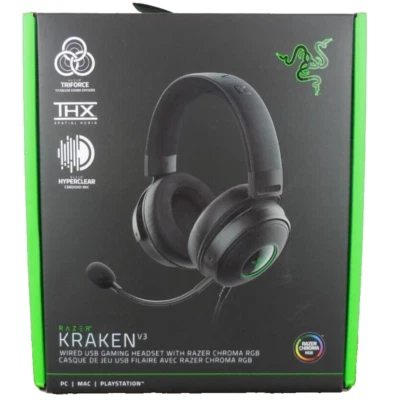Razer Kraken V3 X Wired Gaming Headset: 7.1 Surround Sound for PC (RZ04-0375) - Image 1 of 4