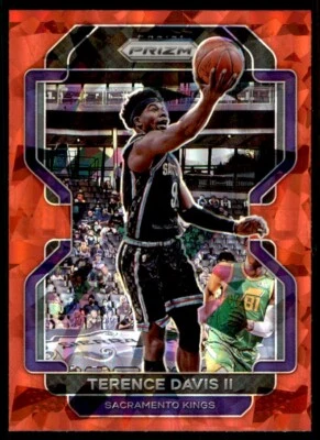 2021-22 Panini Prizm Red Ice Terence Davis II Sacramento Kings #139 *Noles2148* - Image 1 of 2