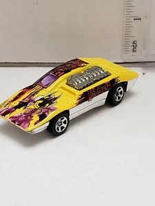 Mattel Hotwheel 1970 calcio laterale giallo - Foto 1 di 4