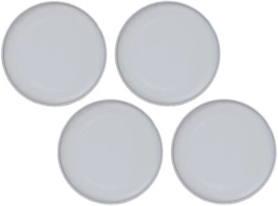 Set of 4 Sturdy Matte Gray Plates Microwave Safe 10" BPA-FREE Dishwasher Safe - Image 1 of 4