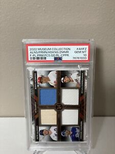 2022 PSA 10 Topps Museum Collection # 75/75 Primary Pieces 4 Player Quad Relic!