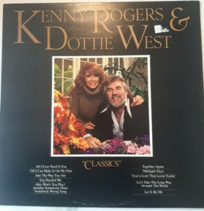 KENNY ROGERS & DOTTIE WEST CLASSICS VINYL LP 1979 - Picture 1 of 4