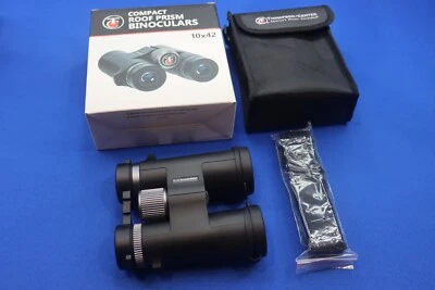 TC Thompson Center Compact Roof Prism 10X42MM Binoculars NEW Coated Optics FP WP - Image 1 of 4