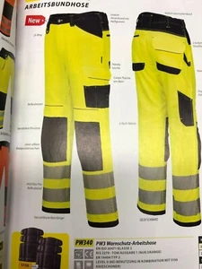 Warnschutz Bundhose gelb/marine Größe 28 (Inch!) Arbeitsbundhose RESTPOSTEN - Bild 1 von 2