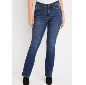 Judy Blue High Rise Slit Hem Slim Boot Cut Jeans Gr. 16W Stretch - Bild 1 von 9