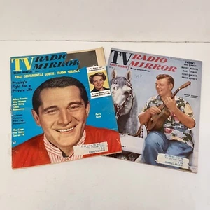 Vintage October 1956 & December 1957 TV Radio Mirror Magazines Midwest Editions - Picture 1 of 16
