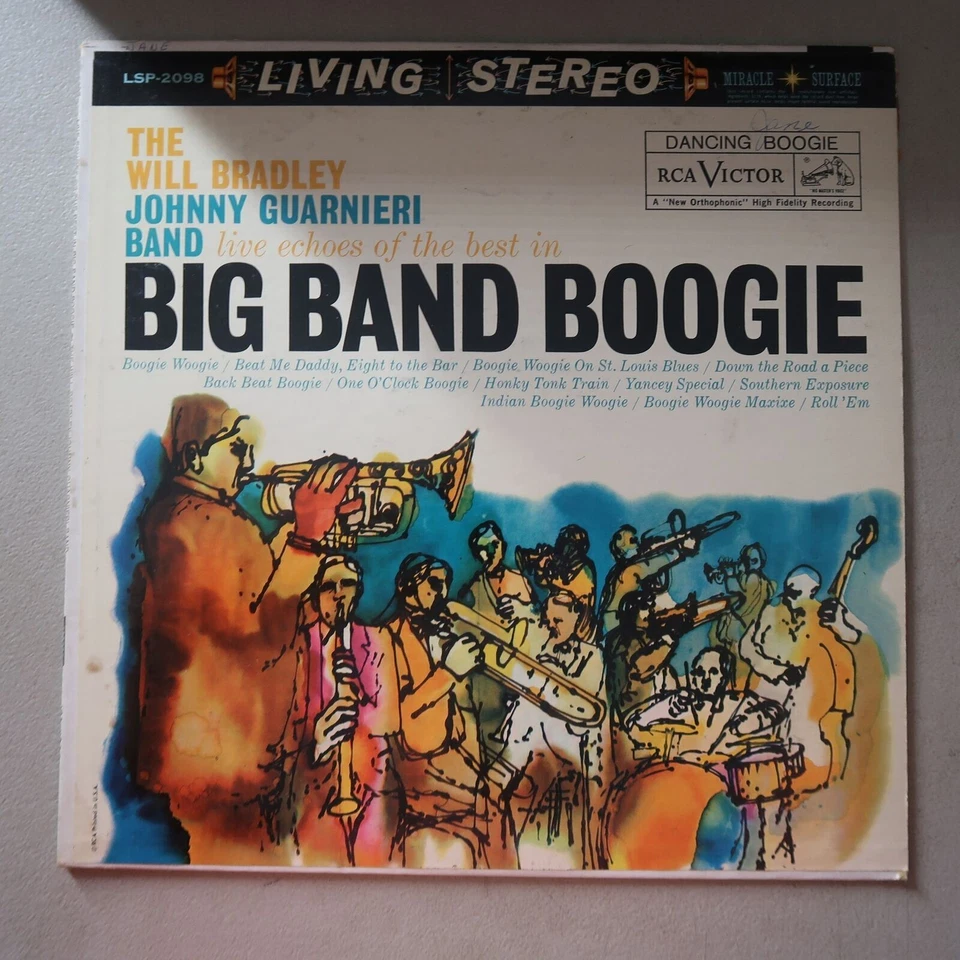 THE WILL BRADLEY JOHNNY GUARNIERI BAND LIVE ECHOS BIG BAND BOOGIE RCA EXC 2-23 Foto 1 de 4
