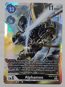 Digimon TCG Alphamon BT6-111 Secret selten fast neuwertig - Bild 1 von 6