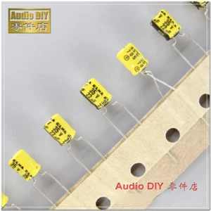 ELNA Yellow RC2 series 22uF/35V22uF Small Size Audio Capacitor 5x7mm - Picture 1 of 2