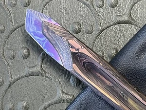 Warren Thomas Knives Custom Circuit Board & Titanium Kiridashi One-Off Rare EDC! - Picture 1 of 13