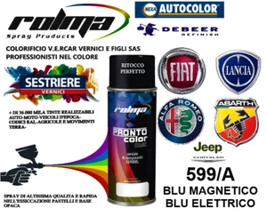 FIAT 599/A BLU MAGNETICO/ELETTRICO SPRAY 400ML - Foto 1 di 3
