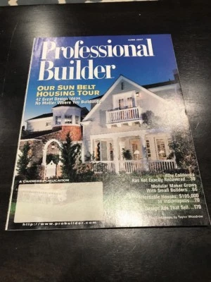 Professional Builder June 1997 Magazine-RARE VINTAGE COLLECTIBLE-SHIPS N 24 HOUR - Image 1 of 2