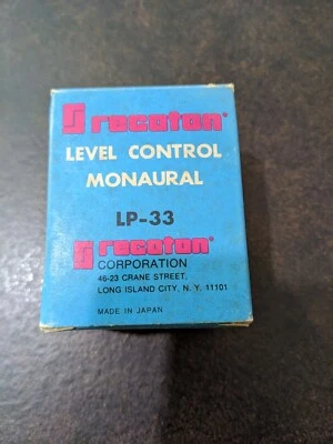 Recoton Level Control LP-33 Nuevo Foto 1 de 3