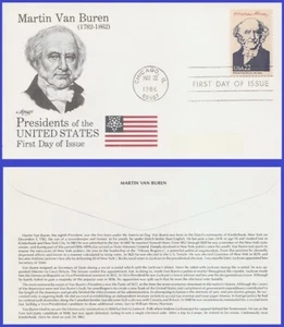 USA4 #2216h U/A ARTMASTER FDC 8th Martin van Burren - Imagen 1 de 1