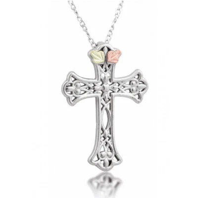 Mt. Colgante Cruz Rushmore Black Hills Oro Plata Esterlina ENVÍO RÁPIDO Foto 1 de 3