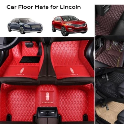 Fit for Lincoln MKS MKZ MKC MKT MKX 2007-2020 Car Floor Mats Custom Auto Carpets - Image 1 of 4