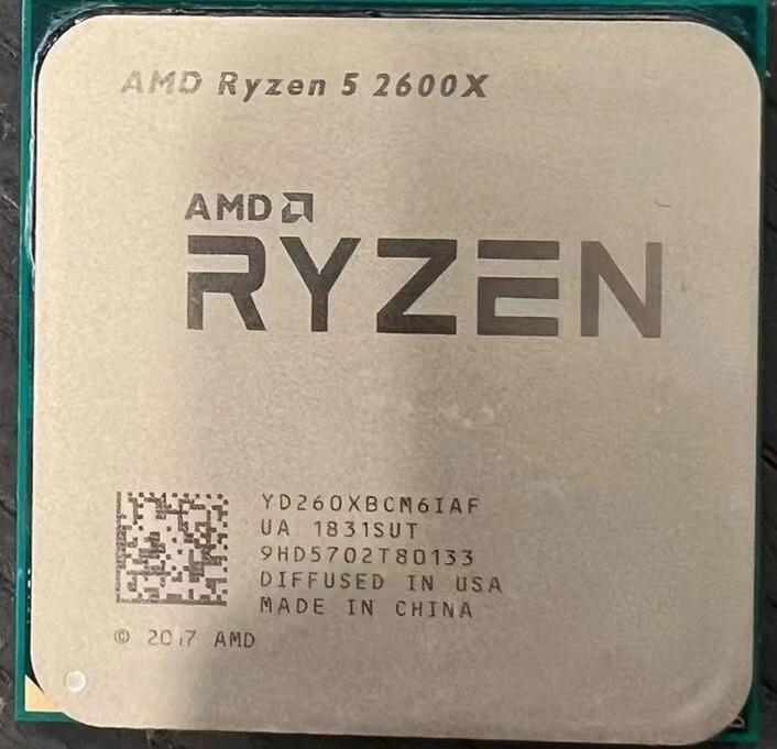 AMD Ryzen 5 2600X 6-core 12Thr 3.6GHz 95W socket AM4 R5-2600X CPU processor - Image 1 of 1