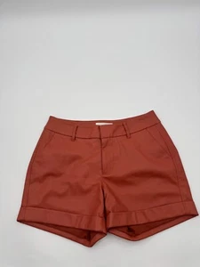 Dear John North Hampton Ledershorts Damen 27 braun 100 % PU mittelhoher Bund Hipster - Bild 1 von 10