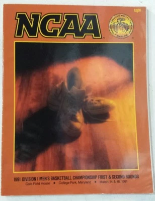 NCAA- 1991- DIVISION 1 MEN'S BASKETBALL CHAMPIONSHIP FINAL FOUR GAME PROGRAM - Image 1 of 3