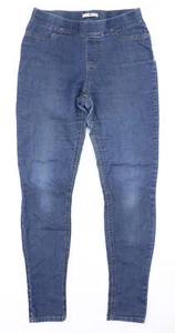 TU Womens Blue Cotton Blend Jegging Jeans Size 10 L27 - Picture 1 of 12