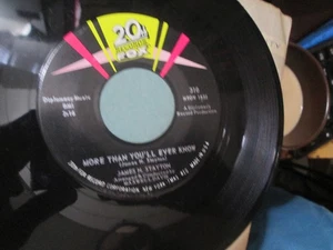 SOUL 45 James H. Stayton 20th Century Fox 310 More Than You’ll Ever Know EXC-NM - Picture 1 of 3