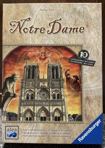 EUC! Notre Dame 10th Anniversary Board Game Stefan Feld - Complete w/Expansions - Bild 1 von 16