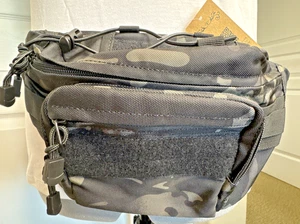 Military Pack Tactical Waist Bauchtasche Wasserdicht Hüft Gürteltasche Schwarz Camouflage NEU - Bild 1 von 17