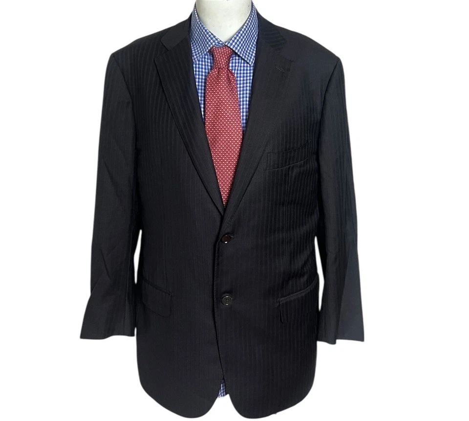 Abrigo Deportivo ISAIA Napoli Marrón 100% Lana Hombre’s 42R Hecho en ITALIA Foto 1 de 4