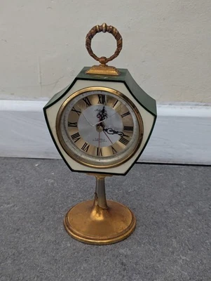 Reloj despertador ritmo vintage Japón mediados de siglo 51128 repuestos o reparaciones defectuoso Foto 1 de 4