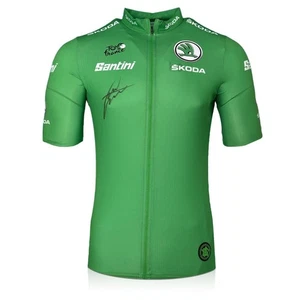 Mark Cavendish signiertes grünes Tour de France Trikot | Radsport Memorabilia - Bild 1 von 5