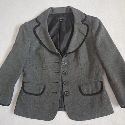 💙 Blazer Nine West Moteado Talla 6 Formal Oficina Otoño Invierno Foto 1 de 4