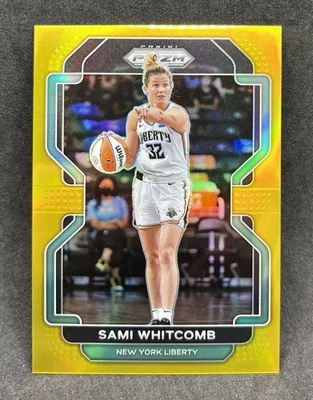 2022 Panini WNBA Prizm Sami Whitcomb Gold Prizm #10/10 SSP Mercury - Image 1 of 2