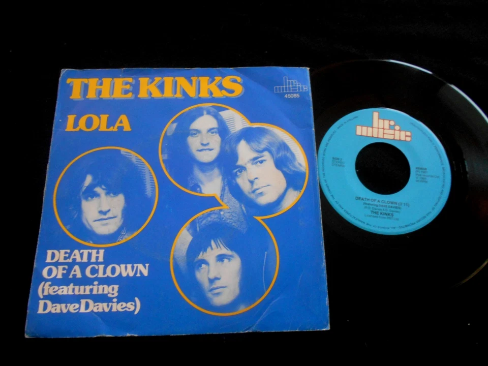 THE KINKS/LOLA/DEATH OF A CLOWN/BR MUSIC/GERMAN PRESS SP 7" - Image 1 of 2