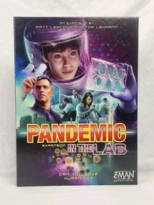 Pandemic In the Lab Board Game Expansion Z-Man 2013 Open Box Unused Complete - Picture 1 of 4