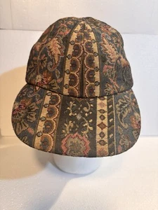 De colección Coleccionismo Tapiz Floral Gorra Barroco Tejido Correa Sombrero Cottagecore - Imagen 1 de 4