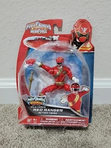 Modellino Bandai Power Rangers Super Megaforce Wild Force Red Ranger Action Hero 5" - Foto 1 di 8