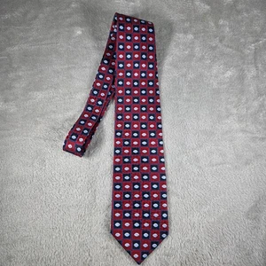 Corbata Pfizer a Cuadros Roja y Azul Toda Seda 57-60" - Imagen 1 de 6