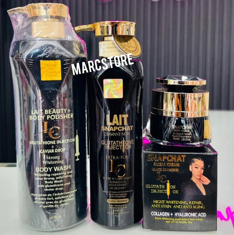 Snapchat Black Diamond Body Lotion, Shower Gel 1000ml, Face Cream  - Image 1 of 1