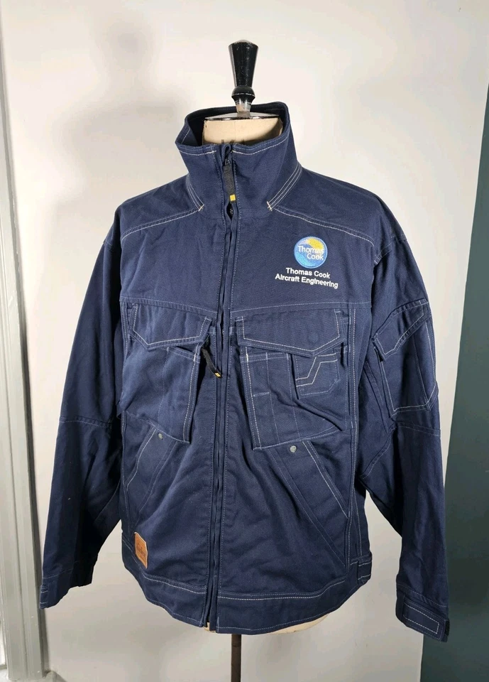 Snickers Workwear Jacket Men's XL Thomas Cook Aircraft Engineering Canvas  - Image 1 of 4