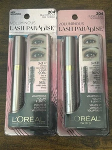 L'Oreal Voluminous Lash Paradise WATERPROOF Mascara BLACKEST BLACK 204 - 2 Pack - Picture 1 of 3
