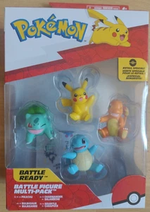 Pokémon Spielfiguren Pikachu Schiggy Glumanda Bisasam B-Ware - Bild 1 von 2