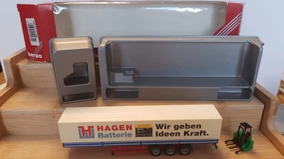 Herpa Hagen Batterie mit Mitnahmestapler in VP - Bild 1 von 4