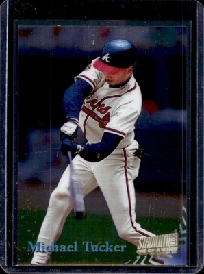 1998 Stadium Club Michael Tucker One of a Kind #66/150 Braves - Image 1 of 2