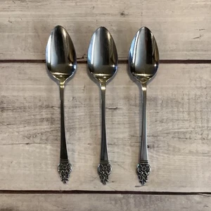 Stylecraft SYF24 Stainless Steel Flatware Teaspoon Set Of 3 Floral Japan - Picture 1 of 8