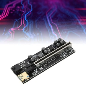 Riser Adapter Card 6P Interface Fixed Buckle Power Fine Workmanship PCIE Rise CB - Afbeelding 1 van 23