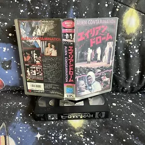 ALIEN CONTAMINATION VHS Luigi Cozzi Goblin Horror Cult 1982 Japan Release - Foto 1 di 1