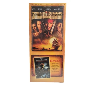 Pirates of the Caribbean:The Curse of the Black Pearl DVD w/Book, Widescreen NEW - Foto 1 di 2